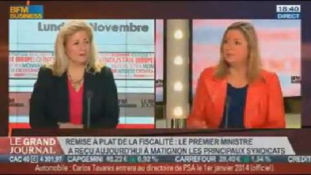 Carole Couvert, présidente de la CFE-CGC, dans Le Grand Journal - 25/11 3/4