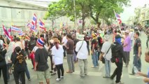 Continúan manifestaciones en Tailandia