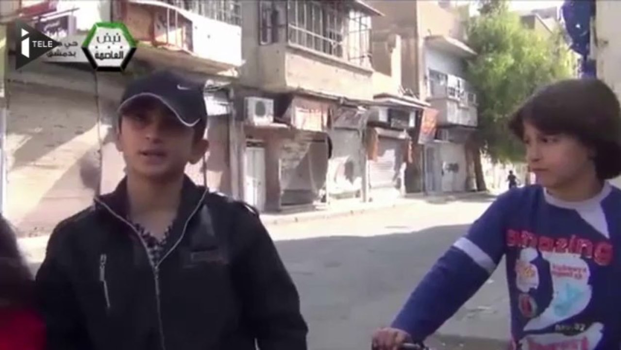 Les enfants syriens sous les bombes