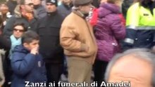 Zanzi e Tempestilli lasciano i funerali di Amadei