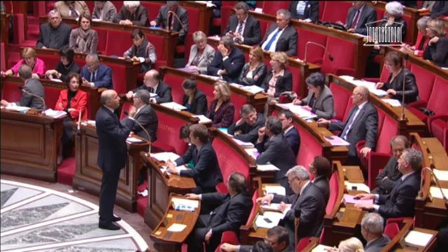 Laurent Fabius à l'assemblée nationale - conférence sur le climat à Varsovie (26/11/2013)