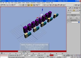 3D Studio Max Training in Urdu  Camera and Lights Part 27