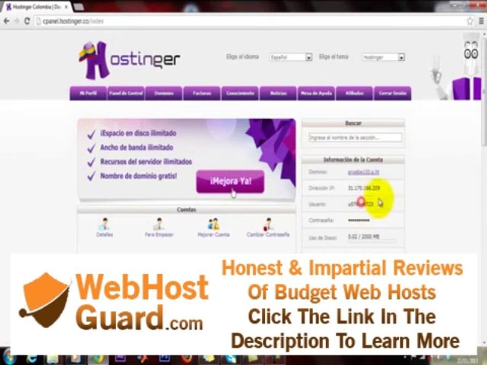 Hosting Gratuito para nuestras paginas Web (Wordpress,Joomla,Drupal, etc...)