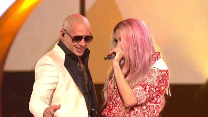 PITBULL ft KE$HA " Timber " Live at the American Music Awards 25/11/2013 (HD - Part 2).