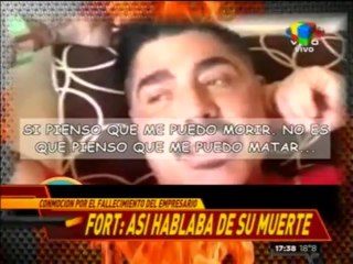 Así hablaba Fort de su muerte...