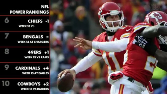 NFL Power Rankings Week 13