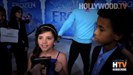 Kristen Bell and Demi Lovato at Frozen Premiere - Hollywood.TV