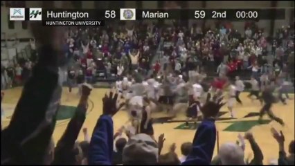 Shane Merryman donne la victoire à Huntington avec un shoot au buzzer incroyable