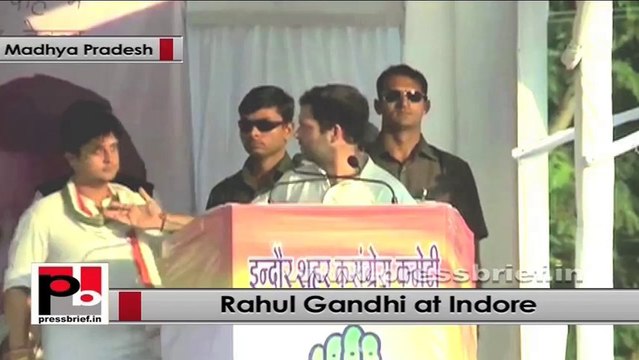 Rahul Gandhi in Indore: Voices of the people are suppressed in MP under BJP rule
