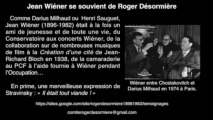 Jean Wiéner se souvient de Roger Désormière
