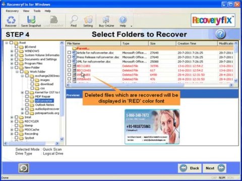 Recoveryfix for windows video help you to recover corrupted and lost data from hard drive, pen drive