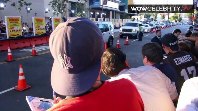 Bradley Cooper signs autographs at Hit Run Los Angeles Premiere