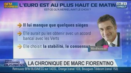 Marc Fiorentino: Allemagne: Angela Merkel choisit le consensus – 27/11