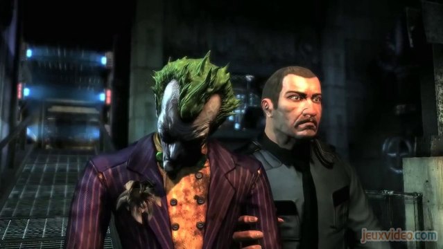 Draw in Game - Batman Arkham Asylum - Le chevalier noir observe Arkham