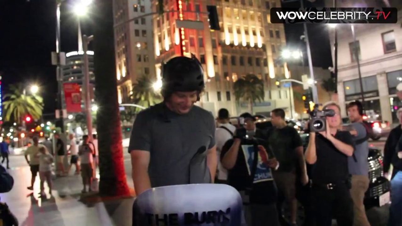 Comedian Jeffrey Ross roasting the paparazzi at Katsuya in Hollywood