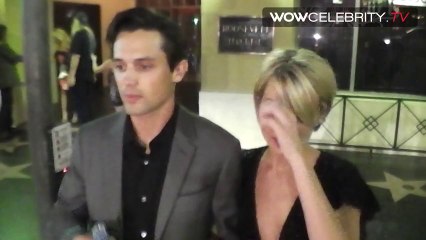 DWTS Chelsea Kane and One Tree Hill star Stephen Colletti leaving Sparkle afterparty