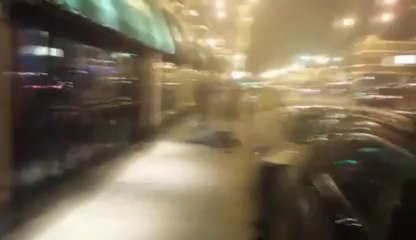 Drunk guy crash! Head on Stake!