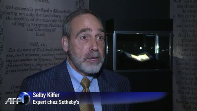 Etats-Unis: un livre vendu 14 millions de dollars