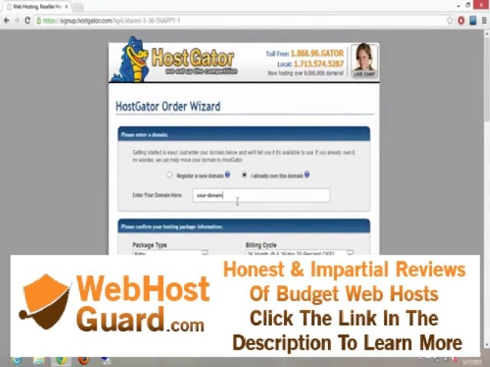 Hostgator 1 Cent Web Hosting Guide [Coupon: 994OFFCPON]
