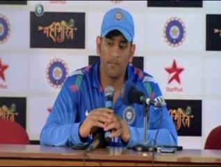 Dhoni blames dew for loss against WI