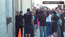 Olivia Munn arrives at jimmy Kimmel Live in Hollywood
