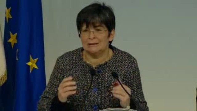 Roma - Conferenza stampa del Presidente Letta e del Vice Ministro Guerra (25.11.13)