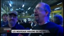 Les nouveaux wagons du métro