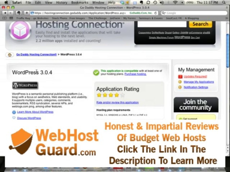 How to install Wordpress into your Godaddy hosting account