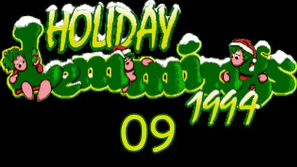 Let's Play Holiday Lemmings 1994 - #09 - Zusammenkunft um Mitternacht