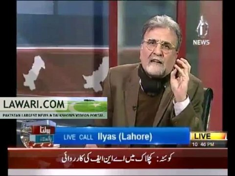 Nusrat Javed Gone Crazy When Live Caller Praised Imran Khan