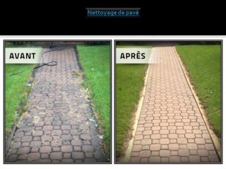 Nettoyage de pavé – Un homme à tout faire