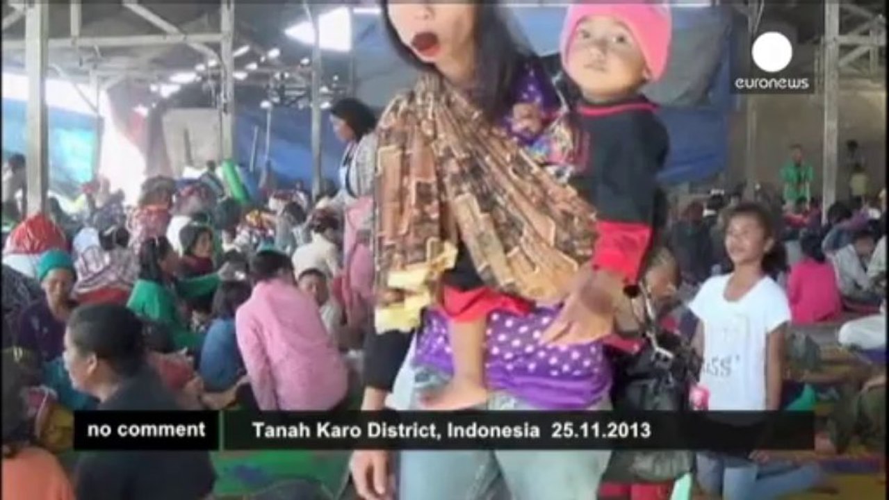 Forte activité du volcan indonésien Sinabung