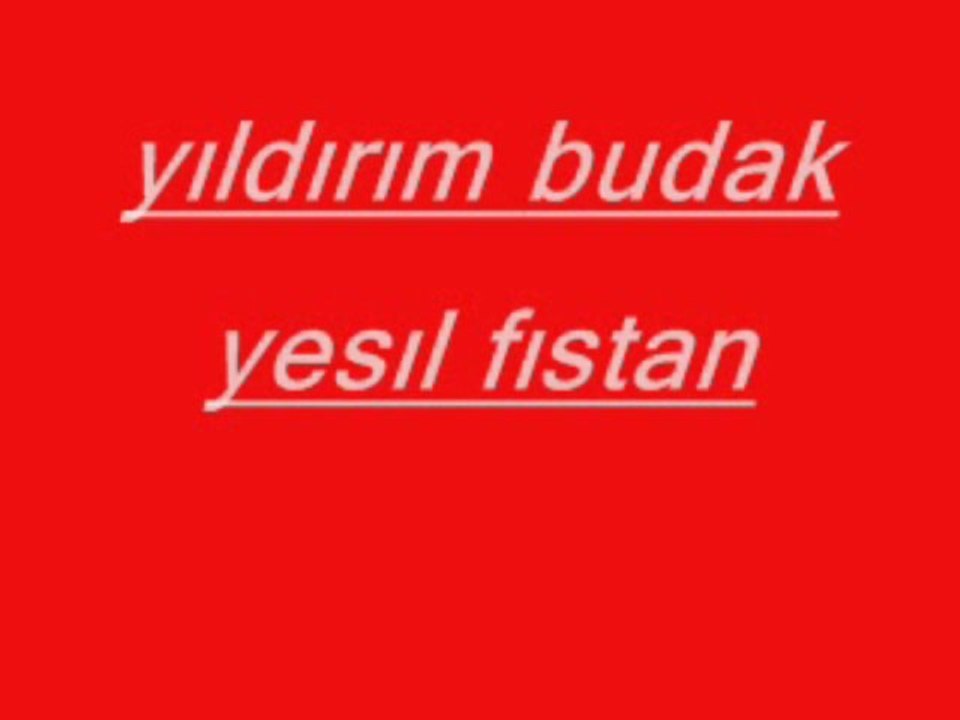 yıldırım budak yeşil fistan