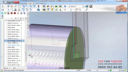 SprutCAM CNC Torna Uygulamaları