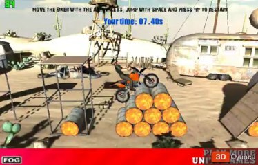 3D Süper Motorcu - 3D Motor Oyunları