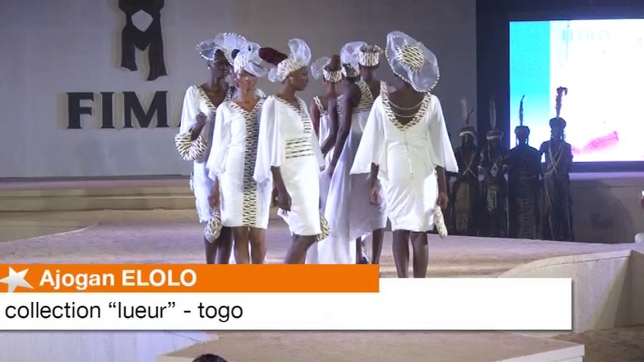 Ajogan Elolo (Togo) et sa collection 'lueur' au Fima 2013
