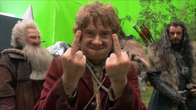 Doigts d'honneur de Martin Freeman