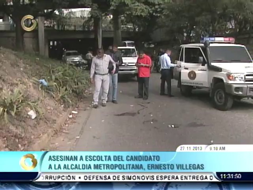 Asesinado escolta del candidato Ernesto Villegas