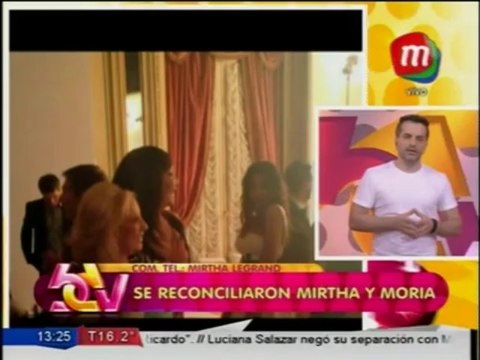 Mirtha Legrand habló de la reconciliación con Moria