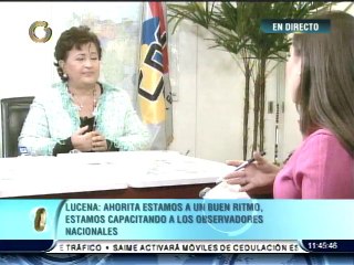Lucena aseguró que el cronograma para esos comicios marcha "de manera maravillosa"