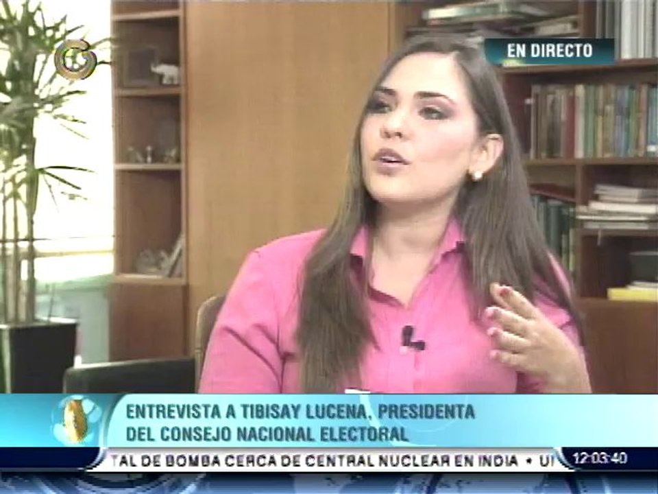 Lucena aseguró que el Consejo Nacional Electoral tiene "la base de datos de huellas más grande y segura del país"