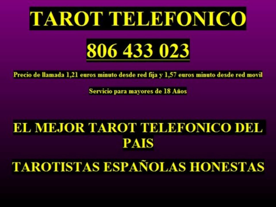 Tarot telefonico de confianza-806433023-Tarot de confianza