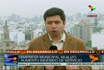 Huelga en Puno, Perú por el alto costo del agua