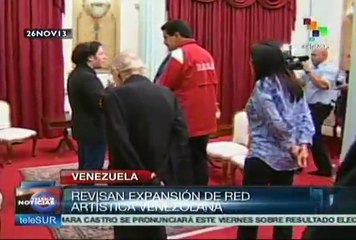 Presidente Nicolás Maduro se reúne con los maestros Abreu y Dudamel