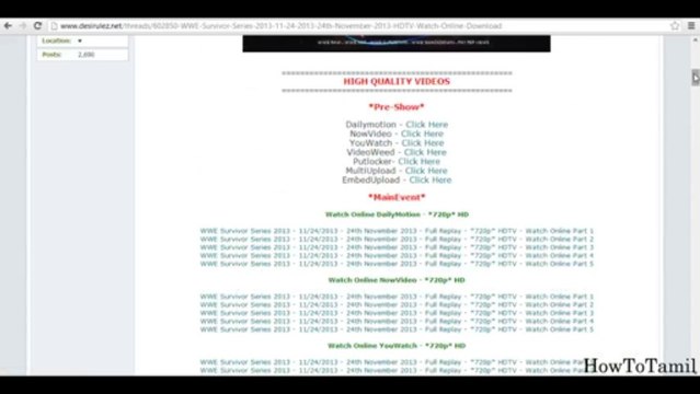 How to Watch wwe PayPerview ,Raw , SmackDown & Total Divas Live & Online ( Easy Method) In Full HD