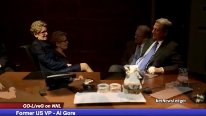 Al Gore and Ontario Premier Wynne