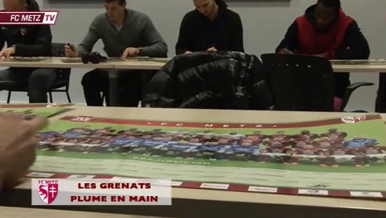 Sujet - Les Grenats plume en main