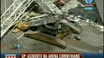 Mondial de foot au Brésil : une grue s'effondre sur le stade de Sao Paulo
