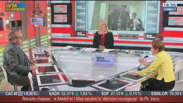 Laurence Parisot, ancienne présidente du MEDEF, dans Le Grand Journal - 27/11 2/4