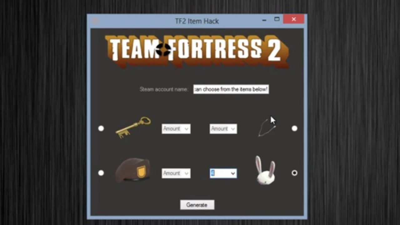 TF2 Item hack 2013 [No Surveys, No Password]